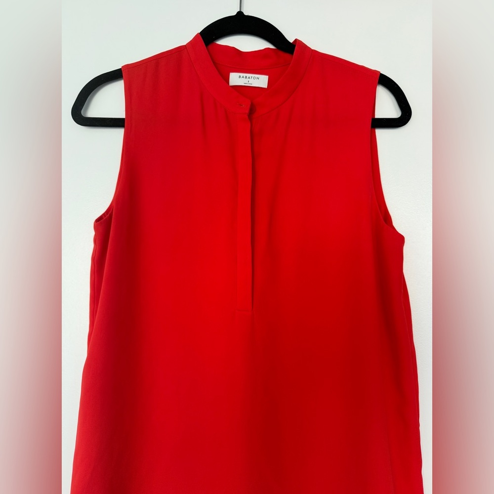 Babaton Red Sleeveless Top